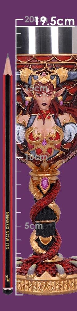 Nemesis Now World of Warcraft Alexstrasza Goblet, Dragonqueen Collectible Drinkware, Fantasy Decor, Officially Licensed WoW Merchandise