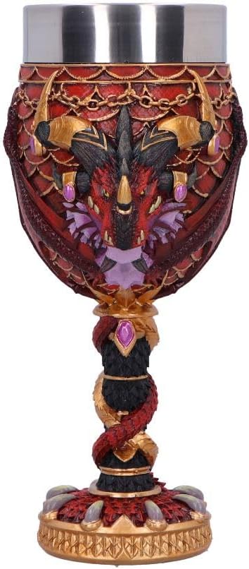 Nemesis Now World of Warcraft Alexstrasza Goblet, Dragonqueen Collectible Drinkware, Fantasy Decor, Officially Licensed WoW Merchandise