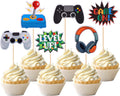 Video Game Cupcake Toppers – Game Theme Party Decorations | Assembled Picks