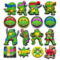 Teenage Mutant Ninja Turtles Shoe Charms - TMNT PVC Buckle Decorations for Shoes, Bracelets and Bags
