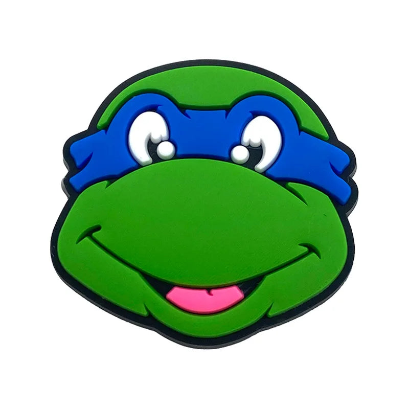 Teenage Mutant Ninja Turtles Shoe Charms - TMNT PVC Buckle Decorations for Shoes, Bracelets and Bags