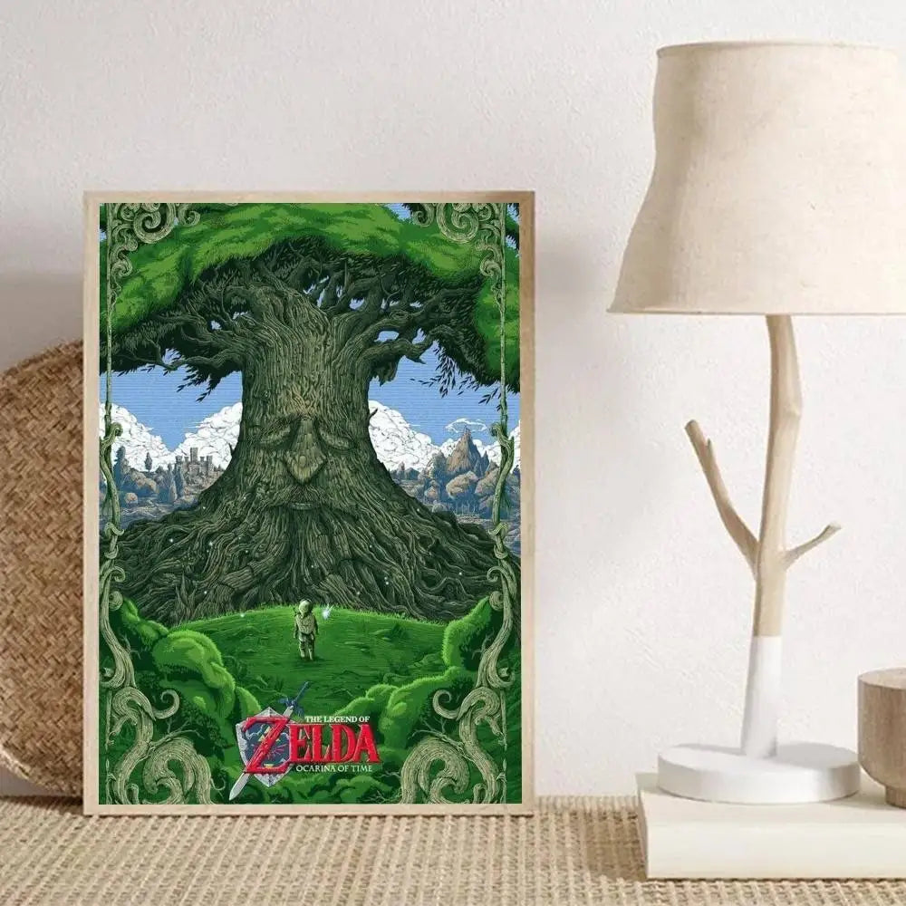 Legend of Zelda Anime Wall Art Poster - HD Print, No Frame