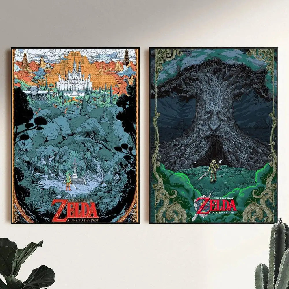 Legend of Zelda Anime Wall Art Poster - HD Print, No Frame