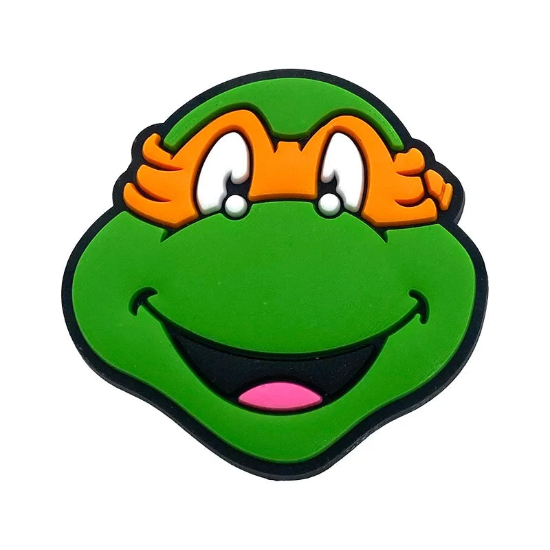 Teenage Mutant Ninja Turtles Shoe Charms - TMNT PVC Buckle Decorations for Shoes, Bracelets and Bags