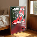 Cyberpunk Samurai Poster - Gaming Wall Art for Living Room, Bedroom, Bar Decor