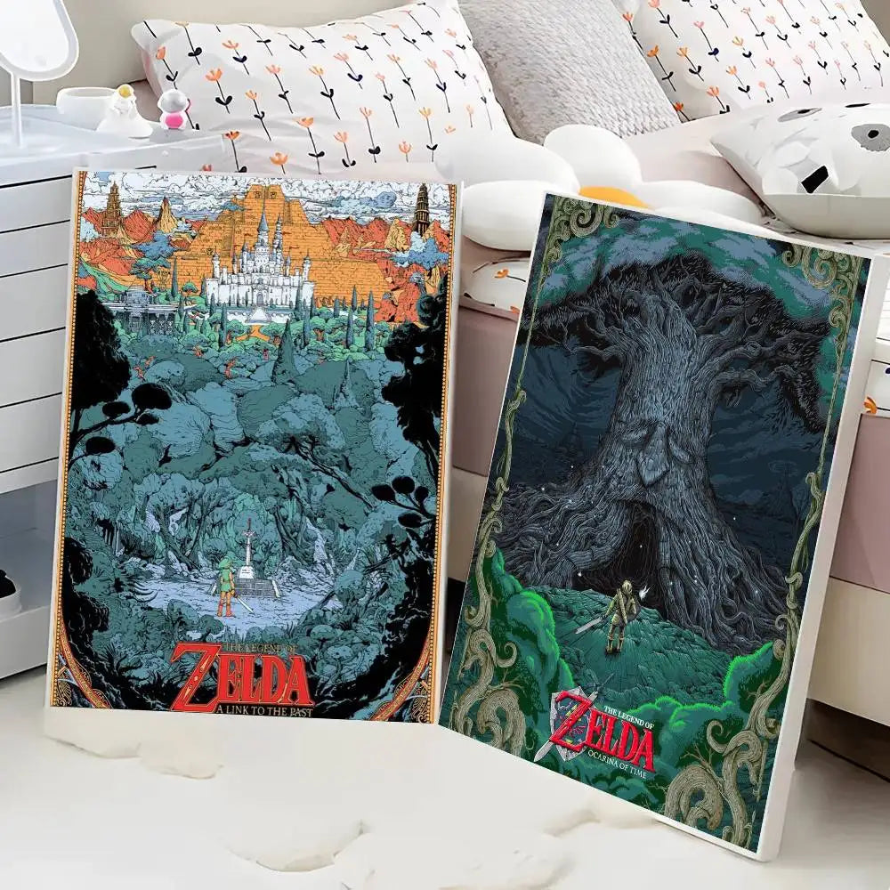 Legend of Zelda Anime Wall Art Poster - HD Print, No Frame